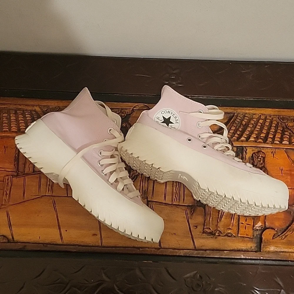 Converse lug sneakers‎ unisex women's 8.5 men's 6.5 EUC Sneakerhead Indie Sleaze